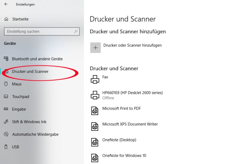 Installierte Drucker In Windows Auflisten • Druckerfinder.de